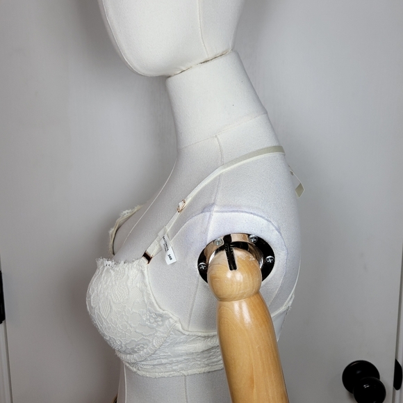 Aerie Show Off Balconette Eyelash Lace Bra 34B - Picture 5 of 10